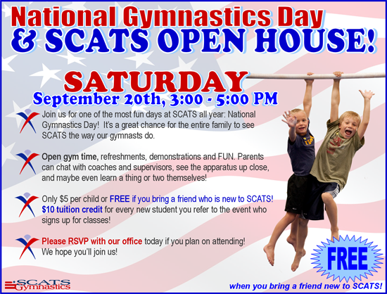 National Gymnastics Day Open House